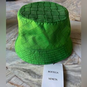 Bottega Veneta Intreccio Nylon Bucket Hat
